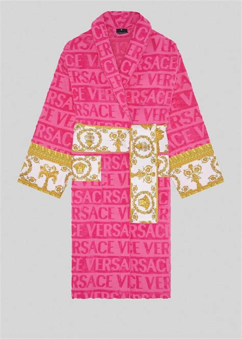 peignoir versace rose